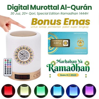 Speaker Murotal Quran 30 Juz Lampu Tidur + Bisa Bluetooth