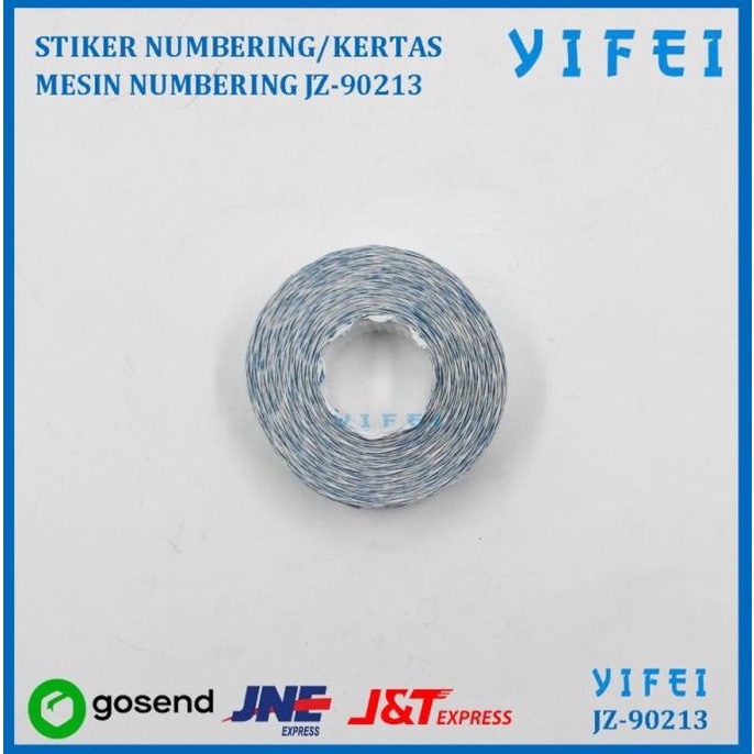 

^^^^^] STIKER NUMBERING/KERTAS MESIN NUMBERING 8 DIGIT YIFEI JZ-90213