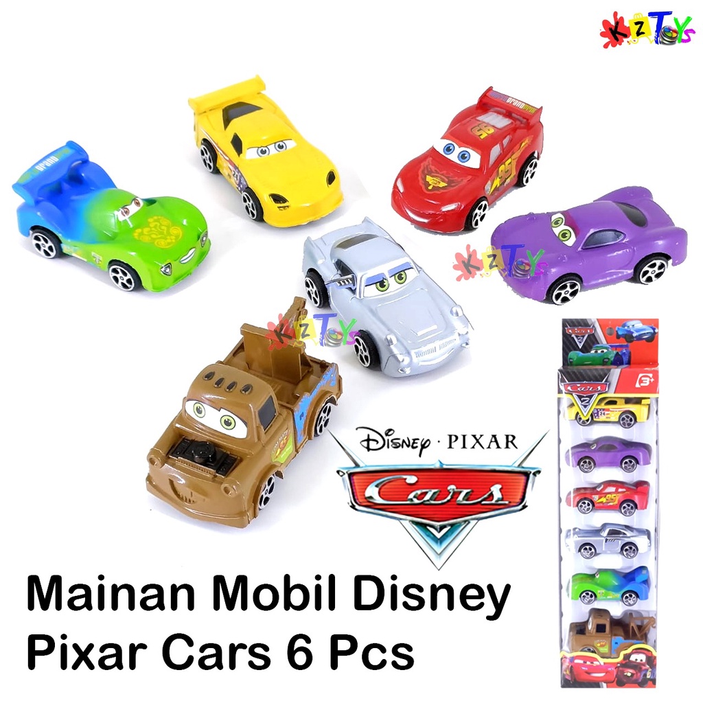 MAINAN CARS MOBIL DIECAST ISI 6 PCS CAR PULL BACK