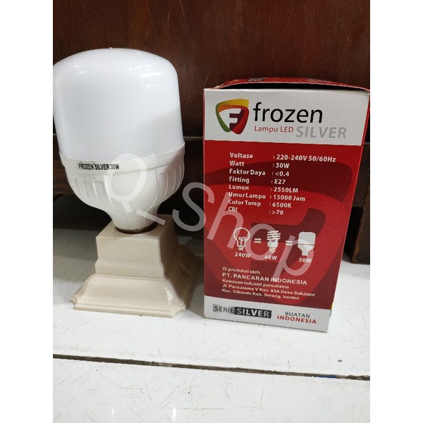 Lampu LED FROZEN SILVER 30 Watt SNI