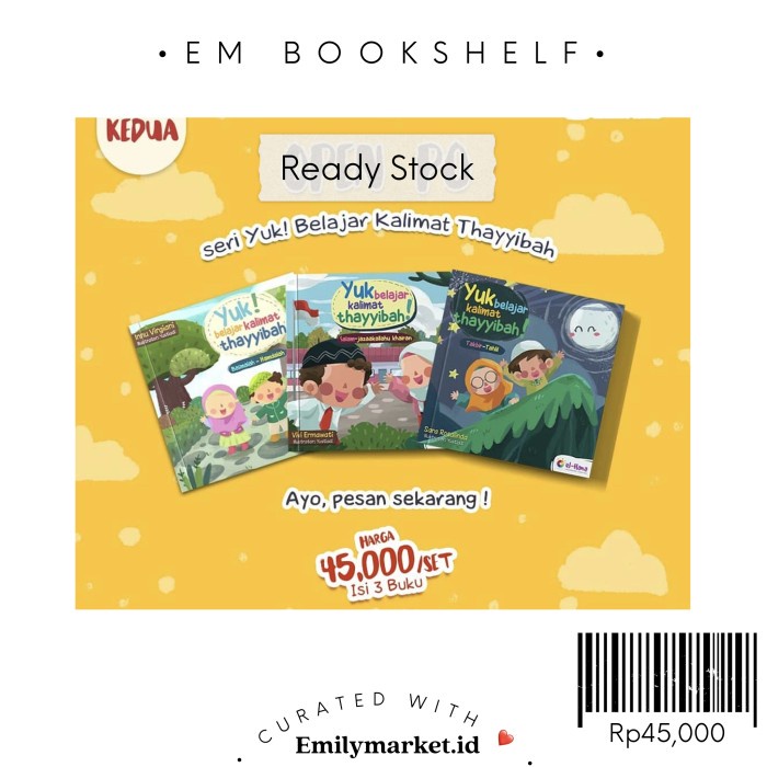 Terlaris Books Yuk, Belajar Kalimat Thayyibah By El-Hana