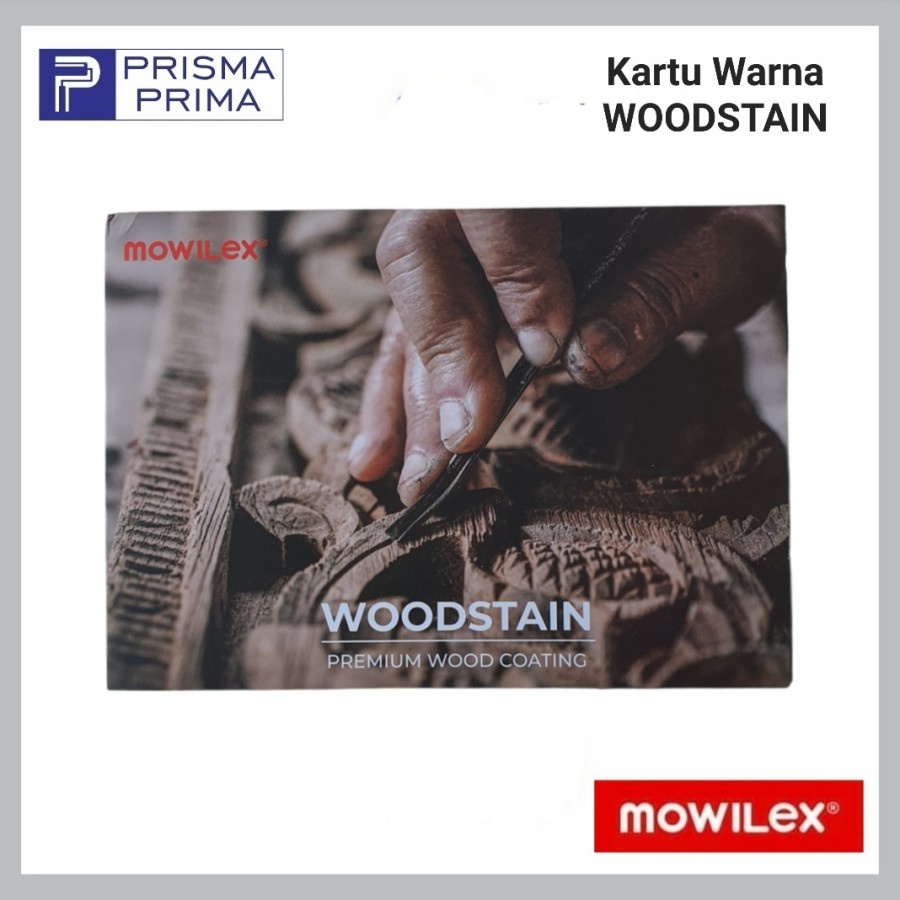 Katalog Kartu Warna Mowilex Woodstain Cat Politur Kayu Colorcard