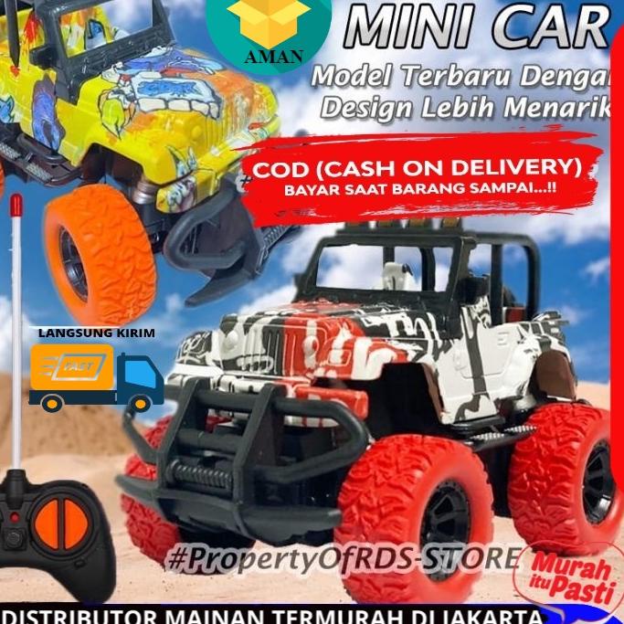 ▼ Mobil Remote control Offroad RC Rock Crawler Jeep Mini Climber Mainan Anak Laki Laki Remot Kontrol