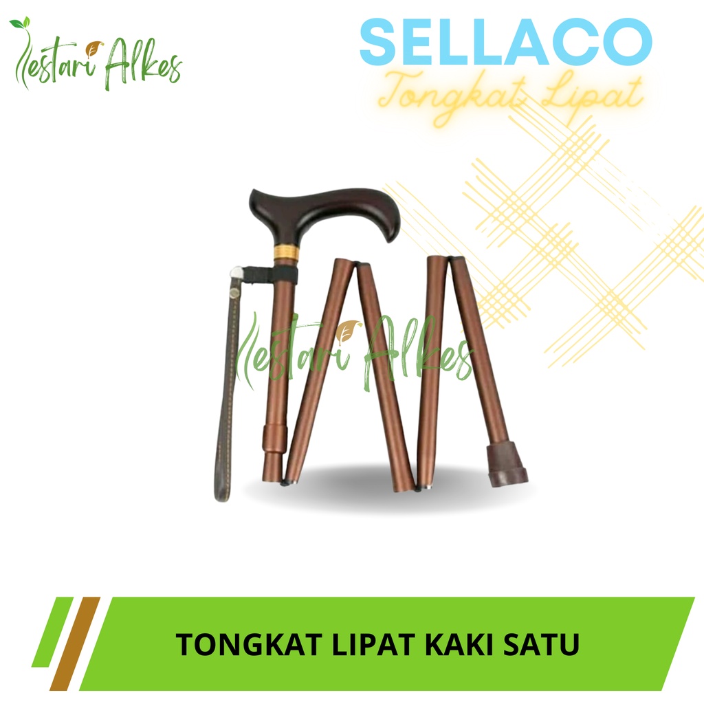 Tongkat Lipat Sella / Tongkat Jalan / Tongkat Lipat Kaki 1 Sella / Tongkat Lipat