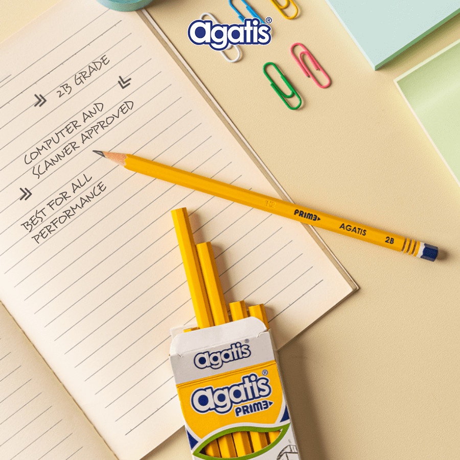 

Pensil 2B Isi 12 Agatis Prime #Agatis