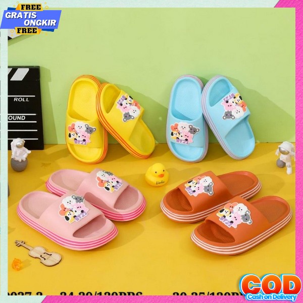 Sendal Sandal Anak Hits Sd Tk Usia Umur 1 2 3 4 5 6 7 8 9 10 Tahun  Sandal Sendal Anak Perempuan Lak