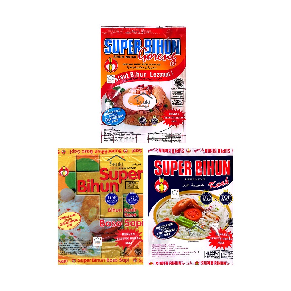 

Super Bihun Instan Goreng & Kuah Berbagai Varian Pilih Rasa