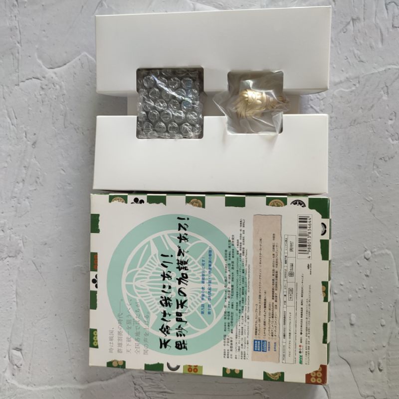 official merch capcom basara 2 sarutobi sasuke mini figure gold voice