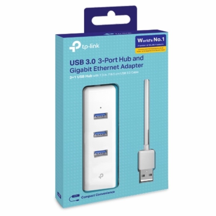 TP-LINK UE330 USB 3.0 HUB 3 Port &amp; 1 Port GIGABIT Ethernet