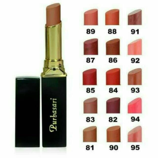 Lipstik purbasari matte no 81 sampai 95