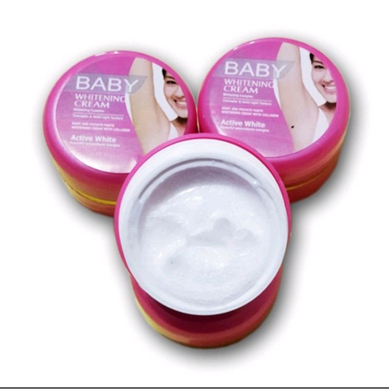 BABY WHITENING PREMIUM CREAM PINK PENCERAH KETIAK DAN SELANGKANGAN SUPAYA PUTIH BERSIH BERSERI