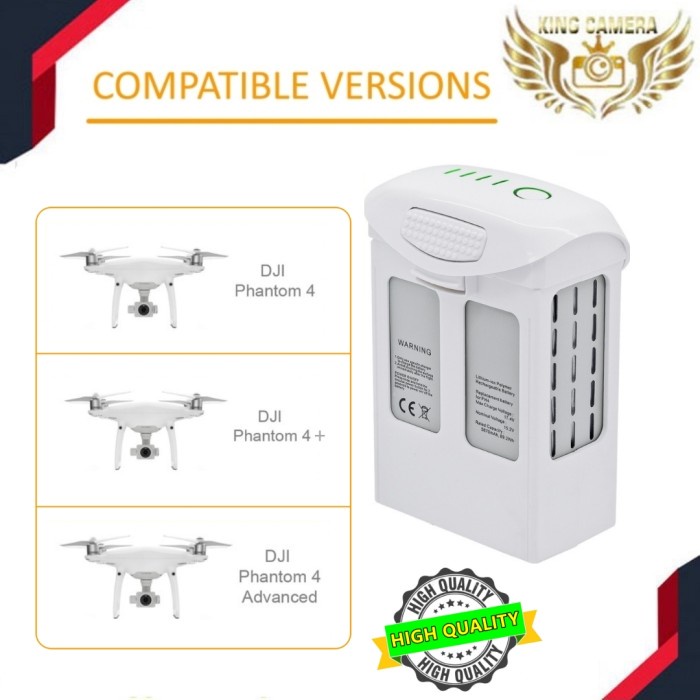 BATERAI PHANTOM 4 PRO ( 5870 MAH)