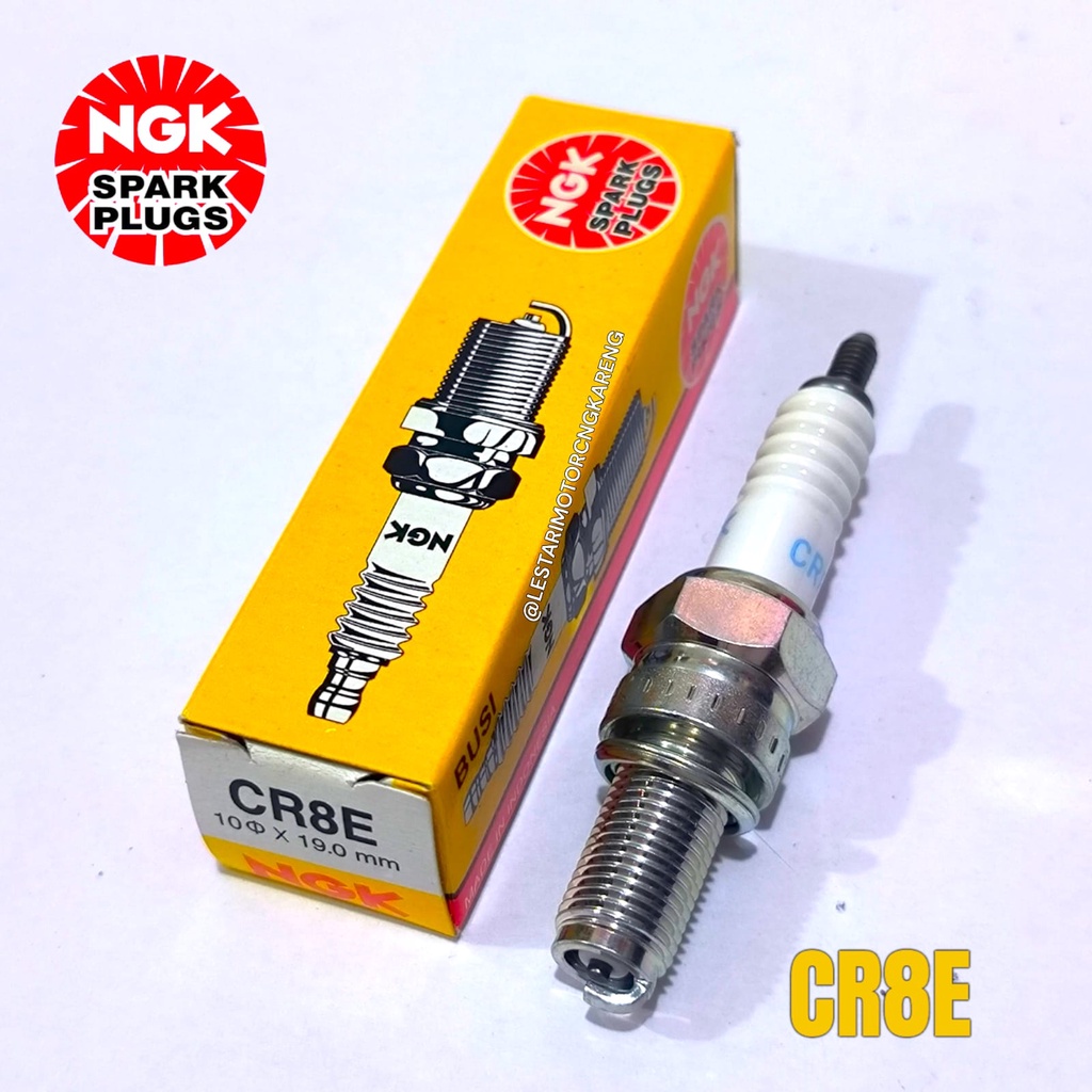 BUSI NGK CR8E NINJA 250 SATRIA F150 MX KING VIXION CS1 100% ORIGINAL