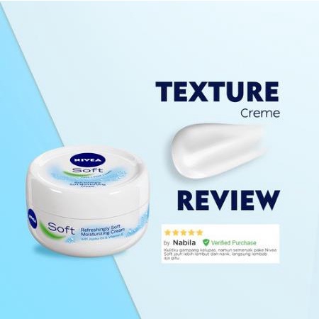 * NCC * Nivea Creme Soft Extra White Krim Pelembab Moisturizer Untuk Wajah Tubuh dan Tangan