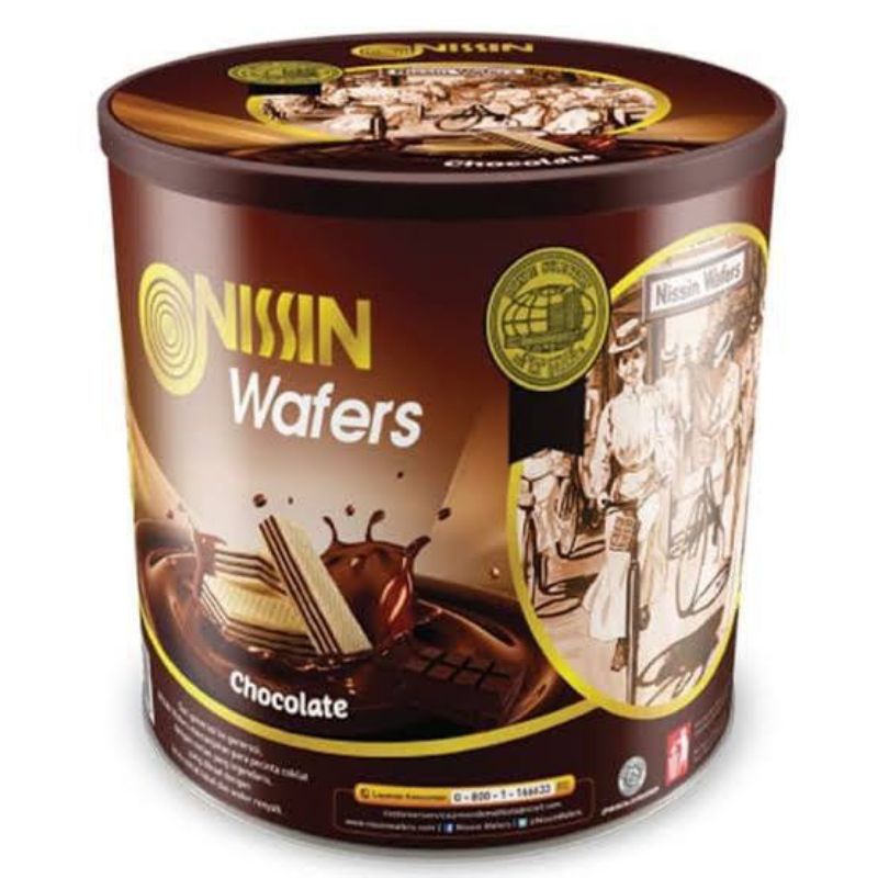 

Nissin Wafers Kaleng 570gr, Kue Kaleng Nissin, Wafer Kaleng Murah 570gr