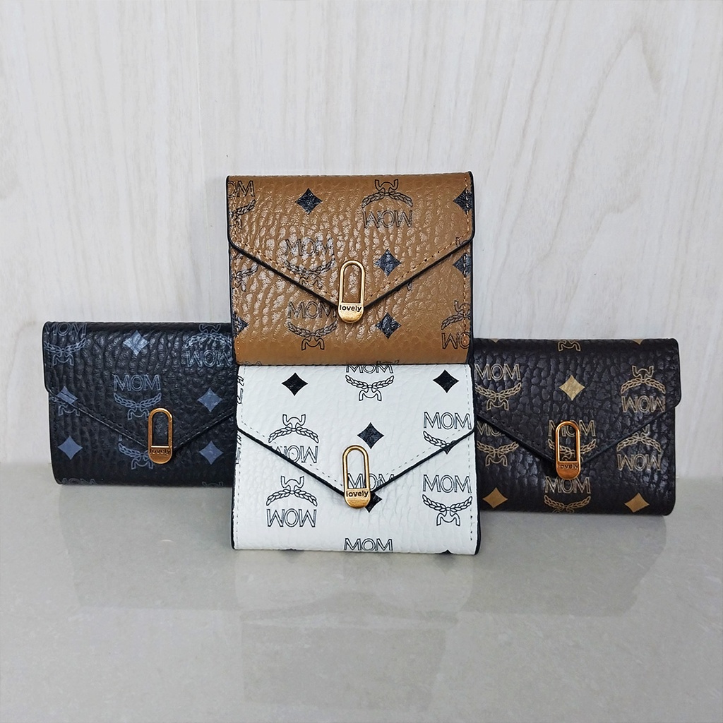 Dompet Lipat Wanita Dompet Mini Fashion Korea Style Dompet Cewek Women Wallet PU Satu7an D62