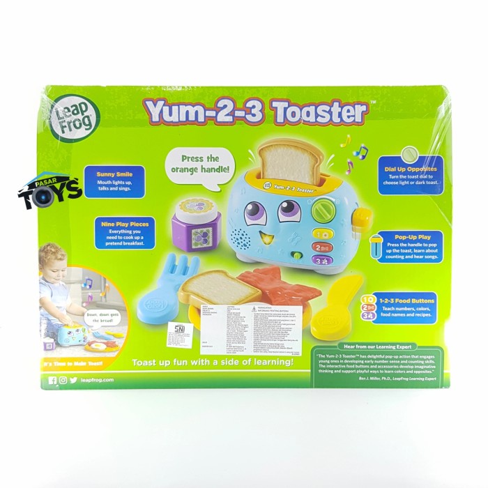 Leapfrog Yum 2 3 2-3 Toaster Original #Original