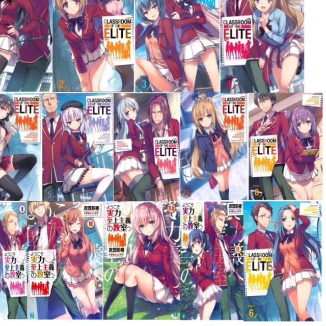 12.12 Brand Buku Light Novel Classroom Of The Elite 1st year Vol.1-11.5(Bahasa Inggris & Indonesia) 