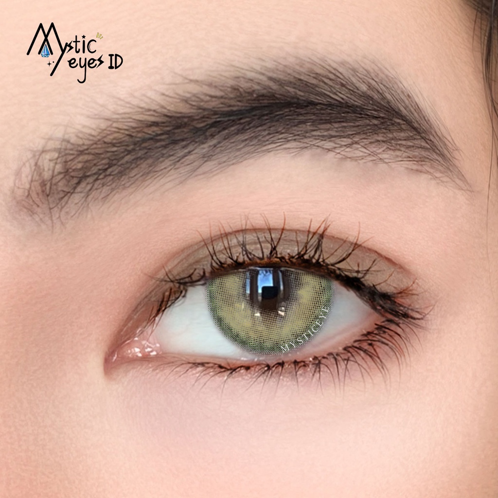 [✅COD] MYSTICEYES SOFTLENS SORAYAMA SERI GREEN Lensa Kontak 14MM (NORMAL)