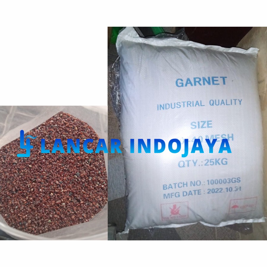 Garnet - Pasir Grant - Pasir Garnet - Garnet Sand - SandBlasting 25kg