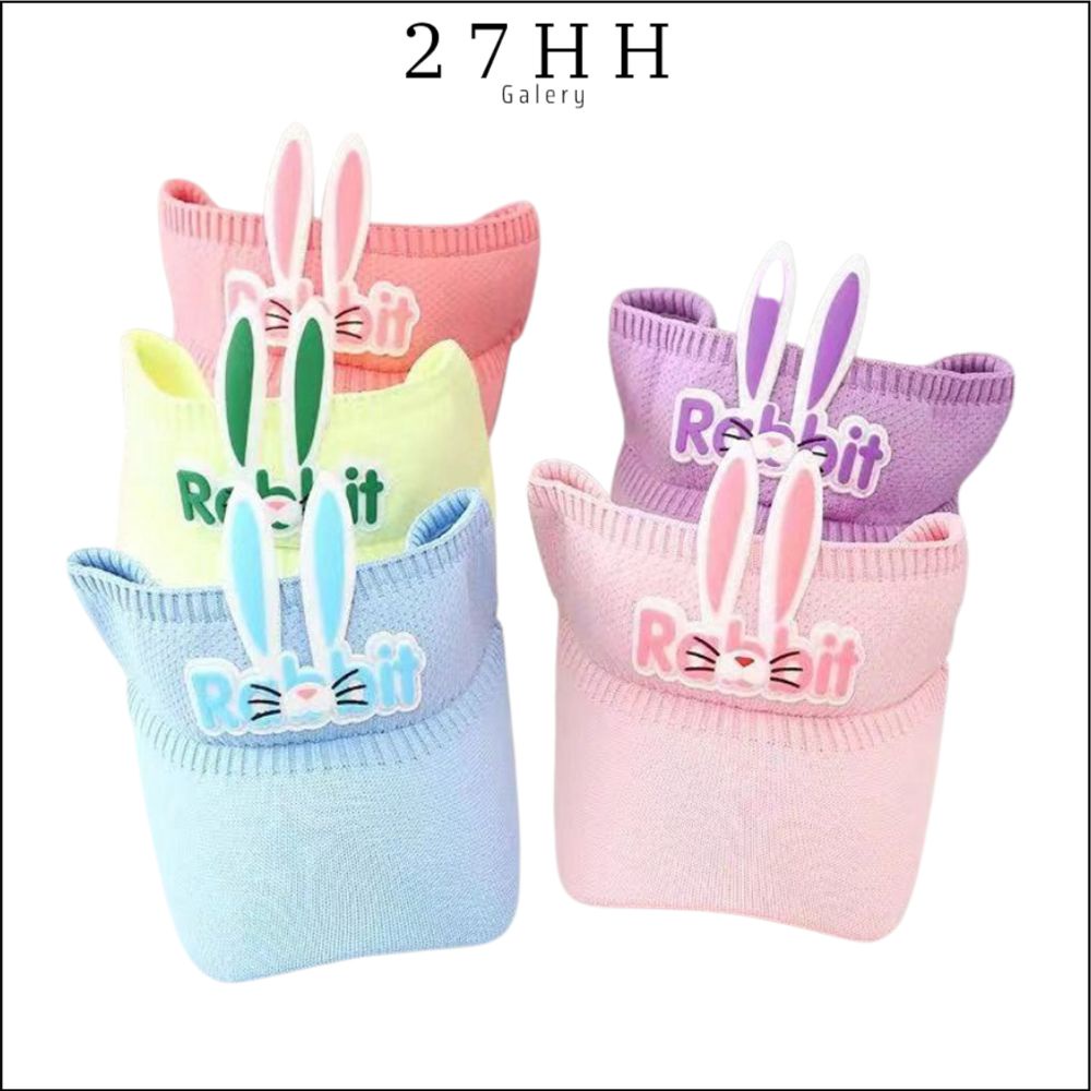 27HH TOPI SPORT ANAK RABBIT / TOPI VISOR FASHION ANAK PEREMPUAN