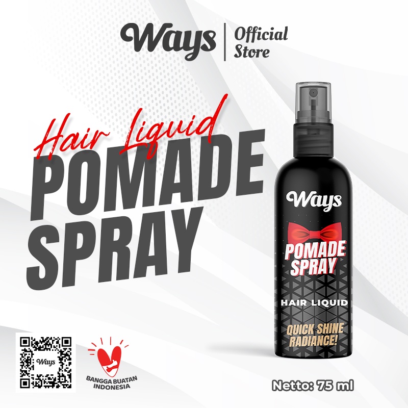 WAYS REFILL 1 LITER Pomade Spray / Pomade Cair / Liquid Hair 1L