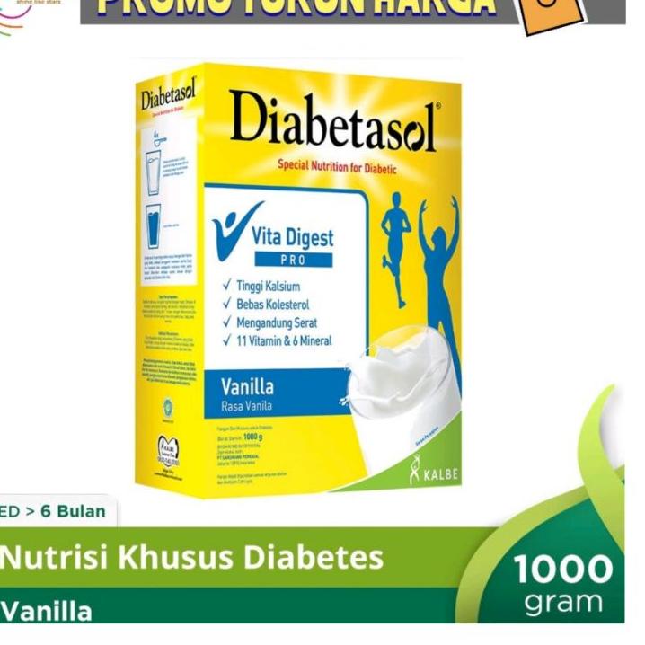 

♔ SUSU DIABETASOL 1000 GR/DIABETASOL VANILA COKLAT 1KG ☃