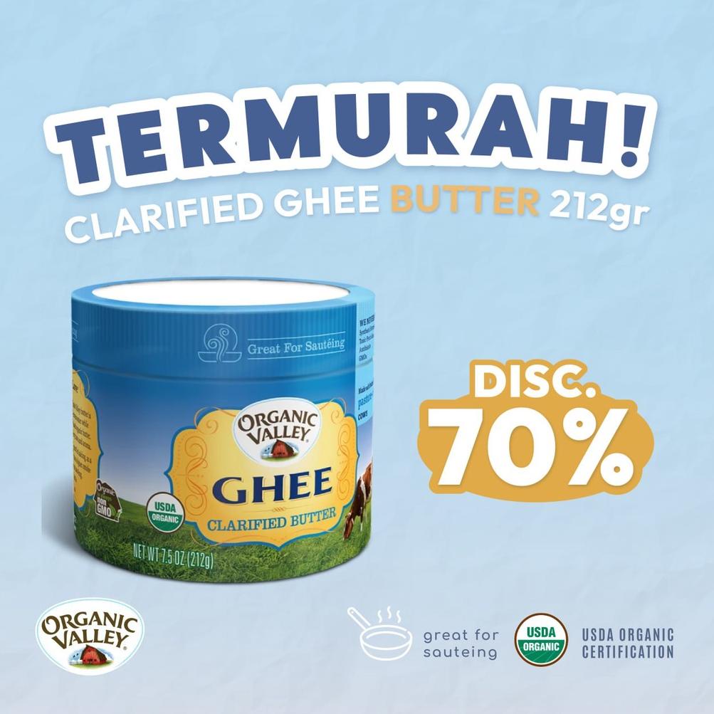 

[spin1] Organic Valley Ghee Clarified Butter 212 gram