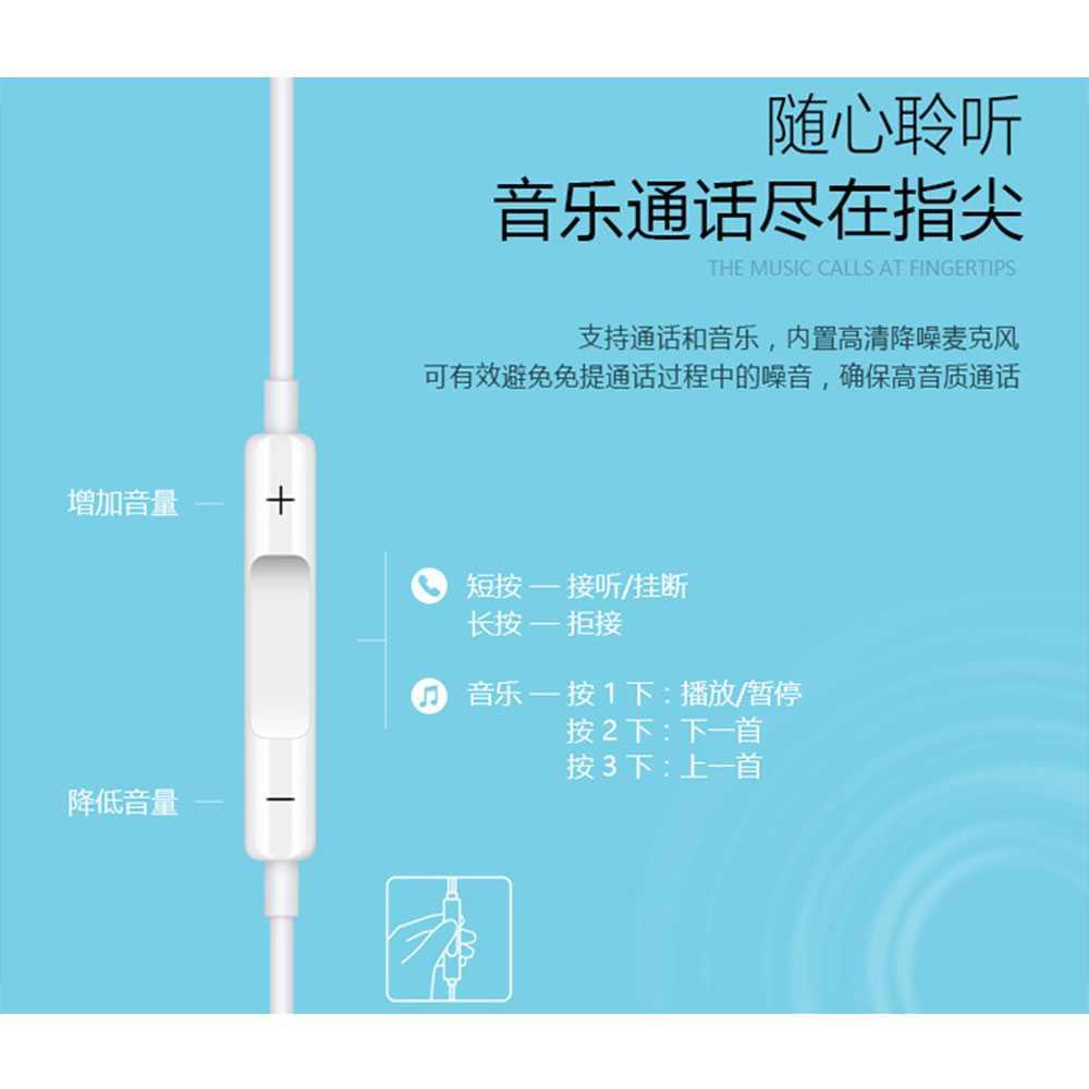 Earphone Headset In-Ear USB Type C with Mic - YS58 - White