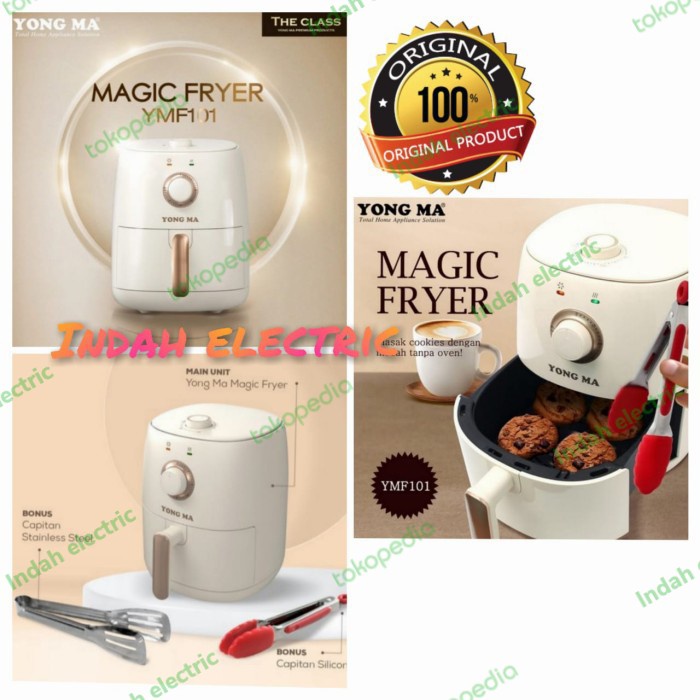 [Fryer] Yong Ma Magic Air Dryer Ymf101 2,4L /Air Fryer Yong Ma Ymf101 2,4Liter [Dapur]