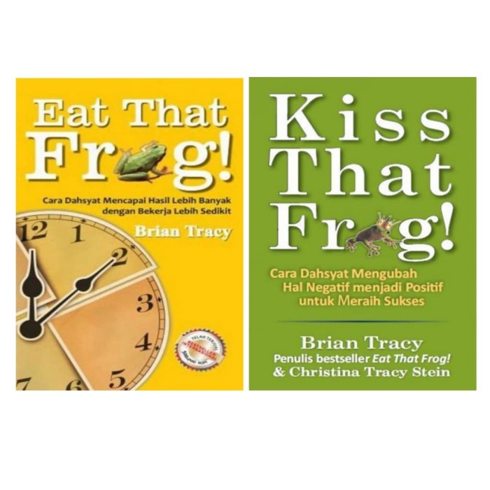 Paket Buku Eat That Frog & Kiss That Frog Brian Tracy