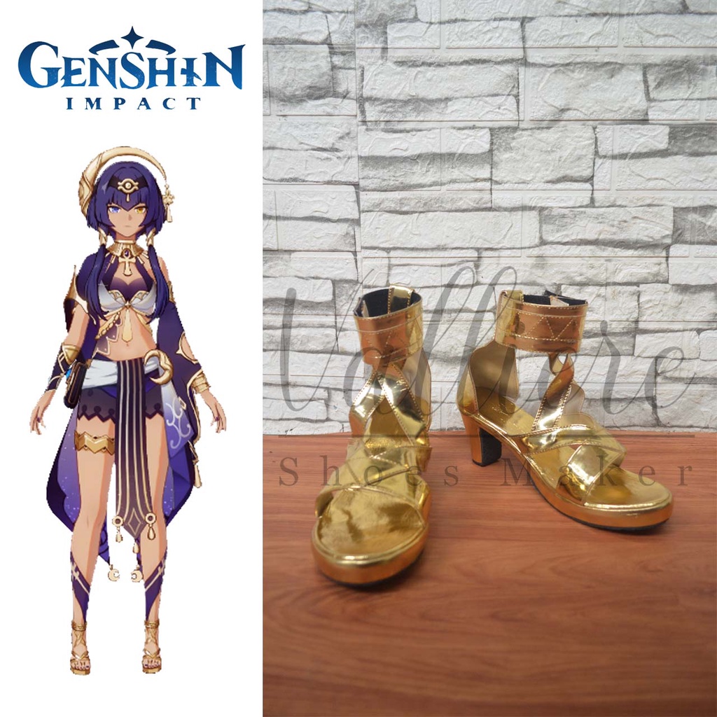 Sepatu Cosplay Genshin Impact Candace