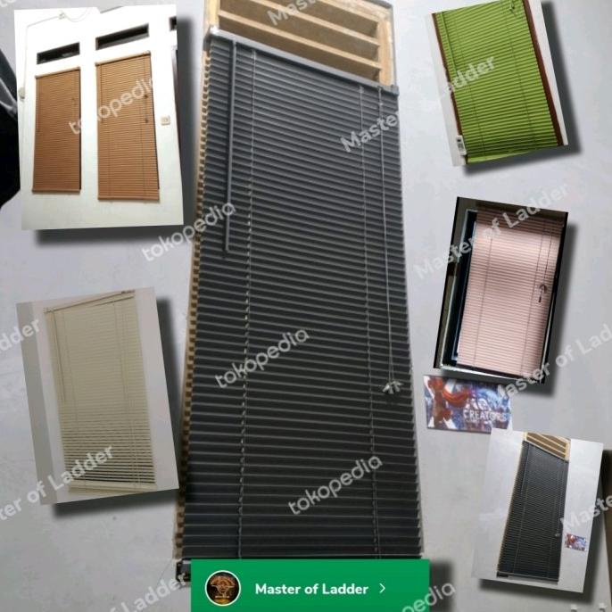 tirai gulung gorden krey pvc blind 120x220 outdoor indoor