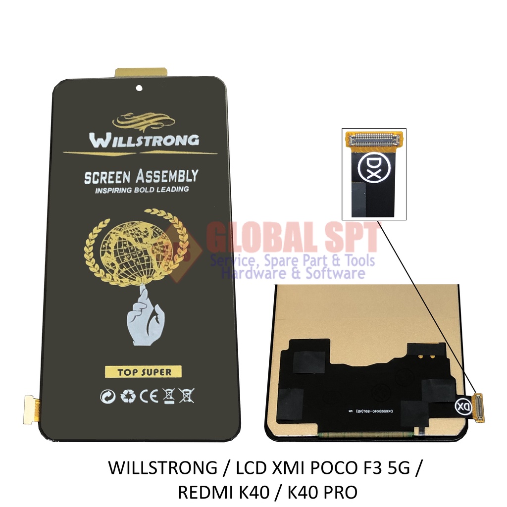 WILLSTRONG / LCD TOUCHSCREEN XIAOMI POCO F3 5G / REDMI K40 / K40 PRO