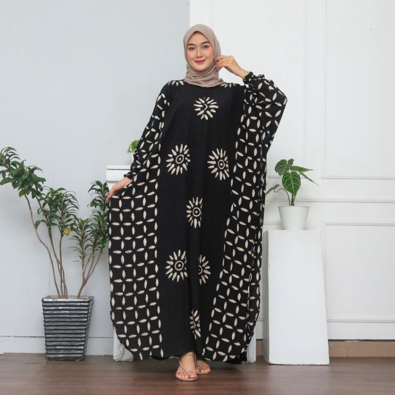 (BANYAK VARIAN TERBARU) | GENIA KAFTAN ● SARI KAFTAN ● BARA KAFTAN● KAFTAN PAULA SUPER Jumbo Big TERLARIS BUNDA HOME KAFTAN | BAHAN RAYON SUPER GRADE A | RESLETING DEPAN