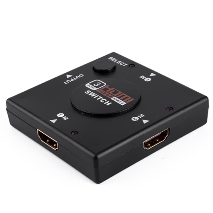 HDMI SWITCH 3 PORT MODEL KOTAK (3 INPUT 1 OUTPUT) / HDMI SWITCHER