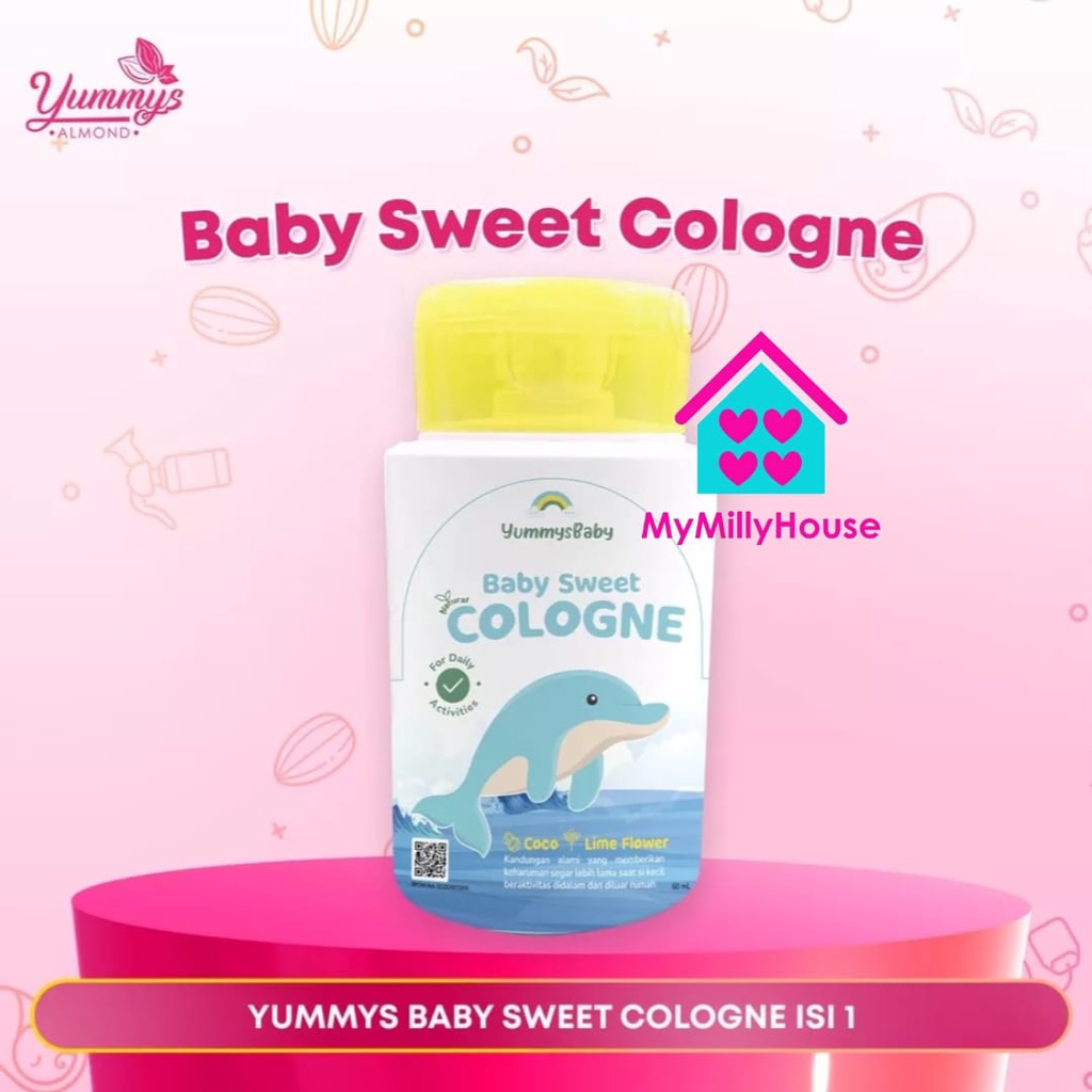 YUMMYSBABY SWEET COLOGNE 100 ml - Memberikan Keharuman Sepanjang Hari