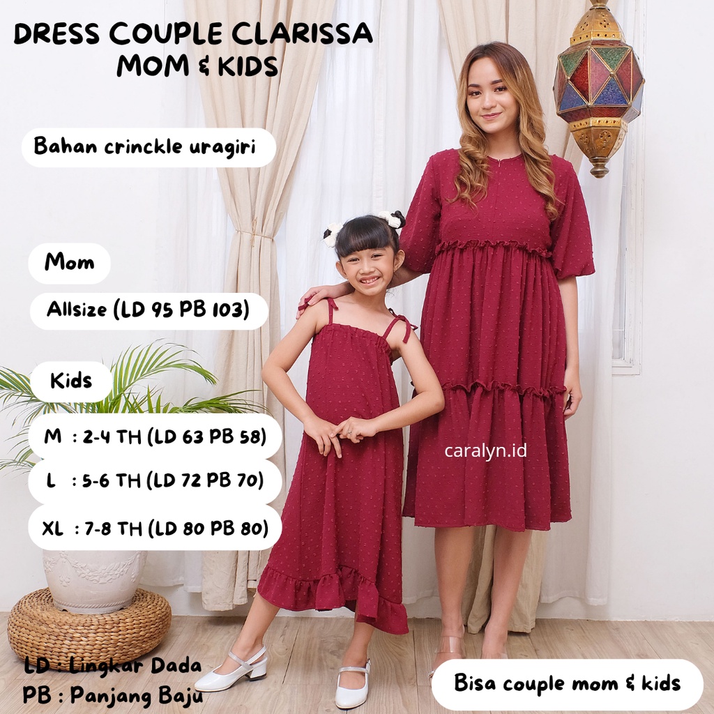 DRESS MOM AND KIDS DRESS CLARISSA COUPLE