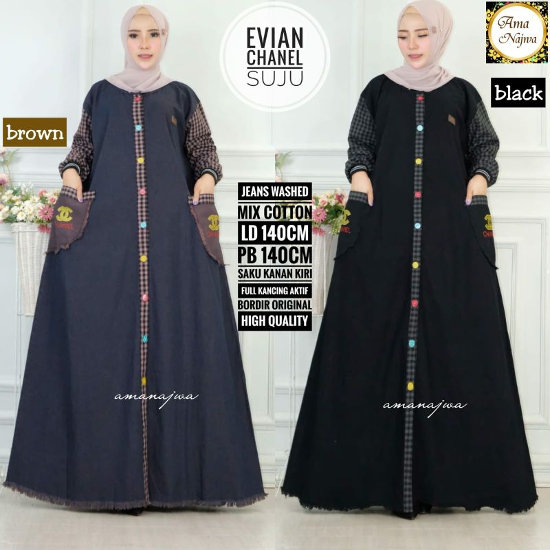 gamis LD140 EVIAN SUPER JUMBO JEANS