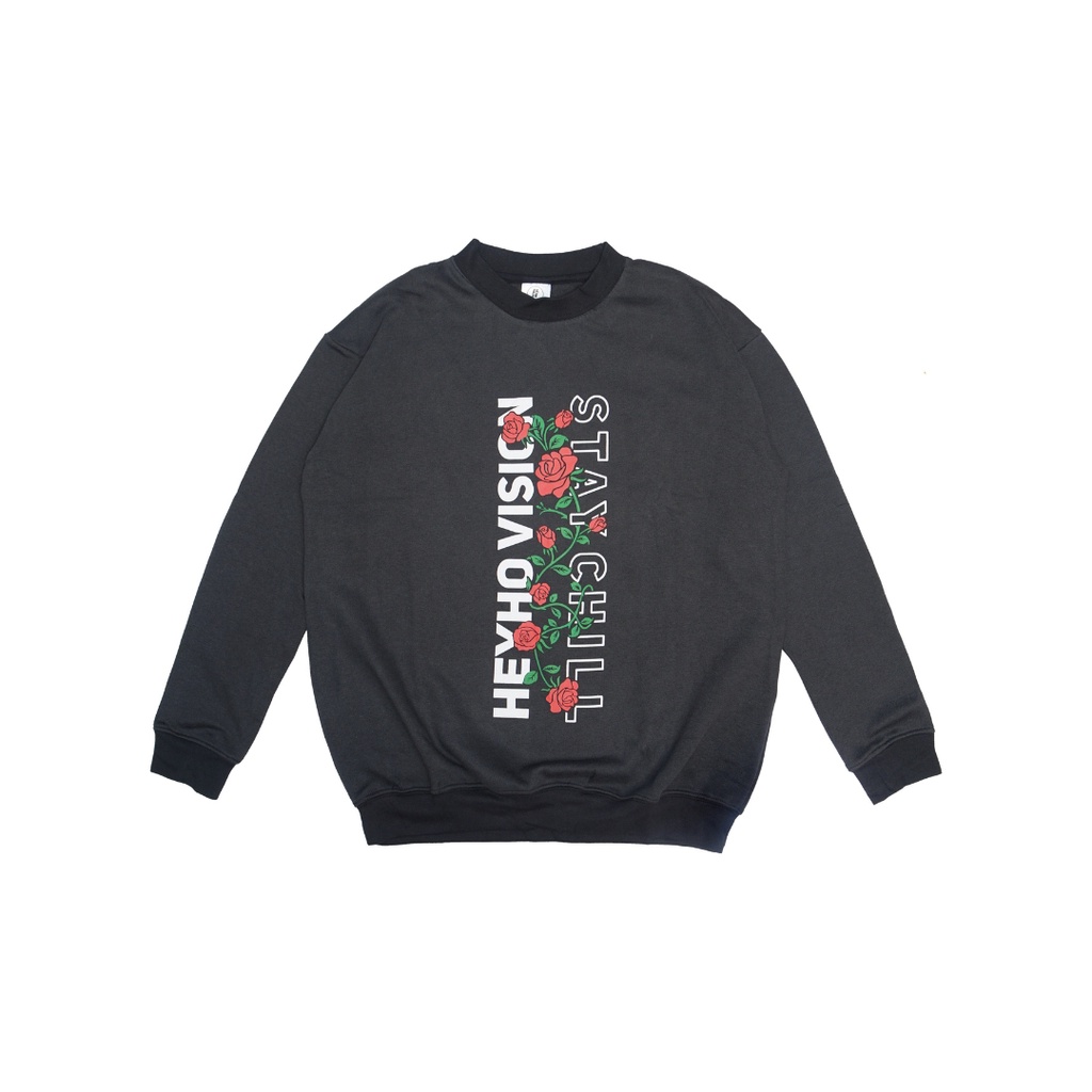 Heyho Crewneck - Heyho Vision Stay Chill Rose Black