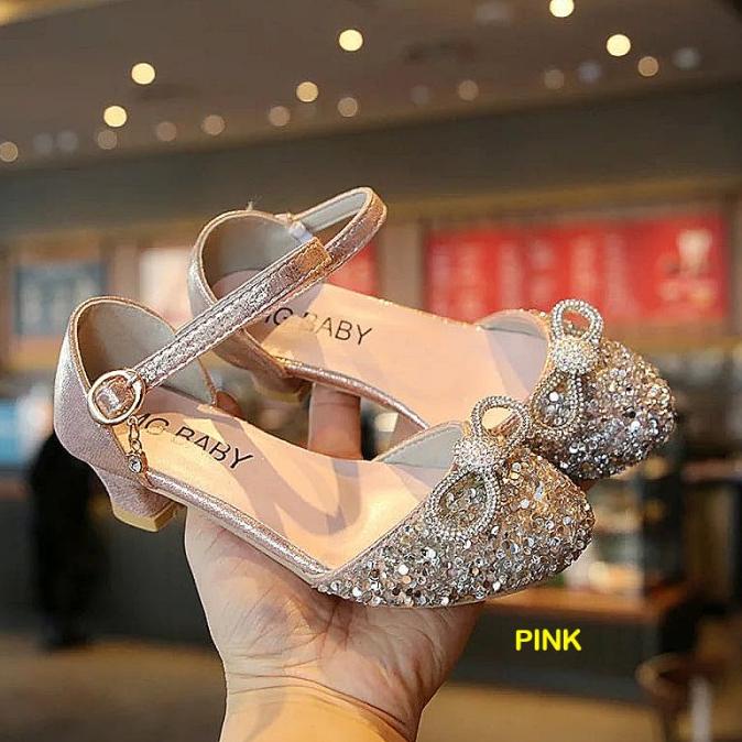 Sepatu High Heels Anak Perempuan Blinky Ribbon