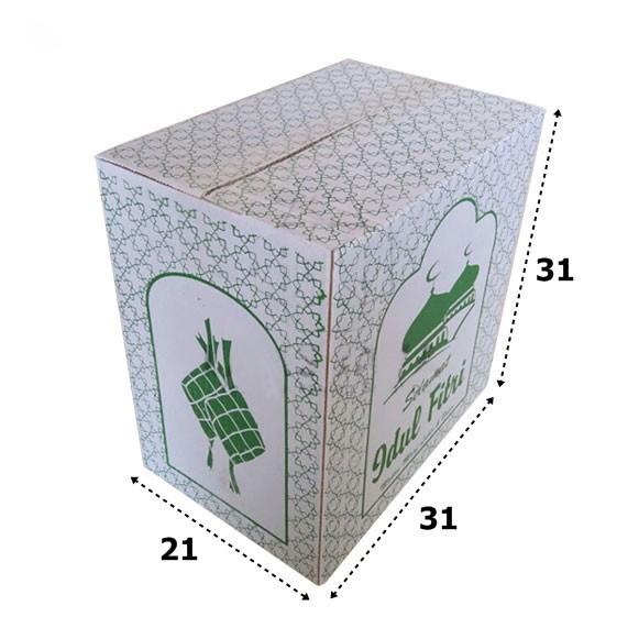 

Kardus Box Parcel Toples Packaging Lebaran Box Idul Fitri Kemasan 31Cm 039