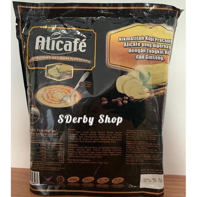 

Alicafe Tongkat Ali Ginseng Caramel Kopi Karamel bah05