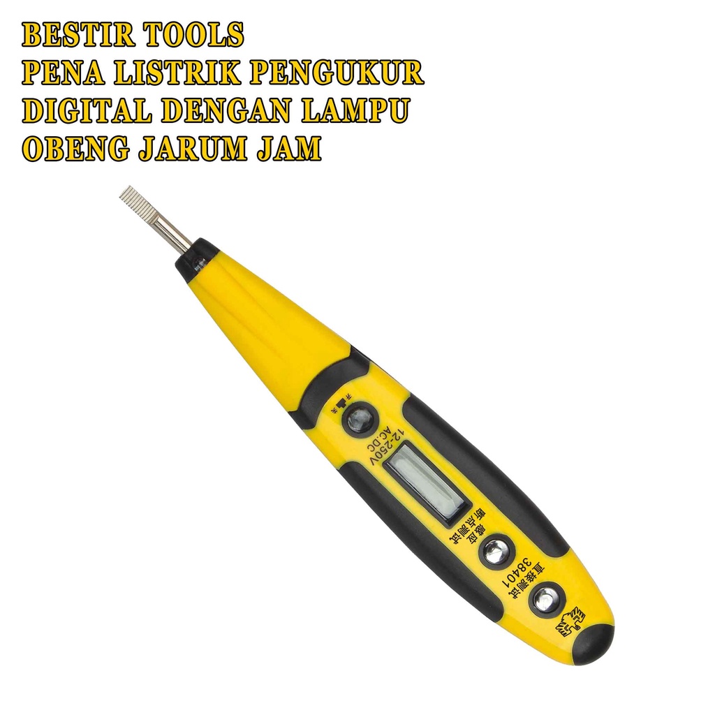 Pena Listrik Pengukur* Bestir Tools* Obeng Jarum Jam* Lighting Lamp