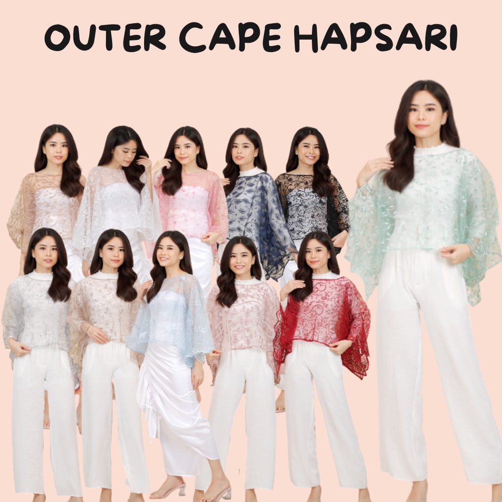 OUTER CAPE HAPSARI KONDANGAN MURAH OUTER SIMPLE