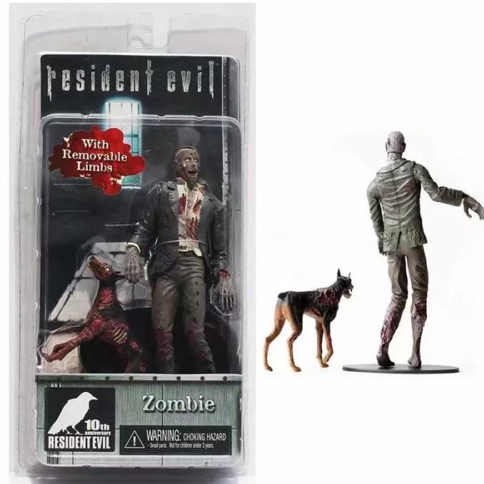 Neca Capcom Resident Evil Zombie and Dog Cerberus Figure