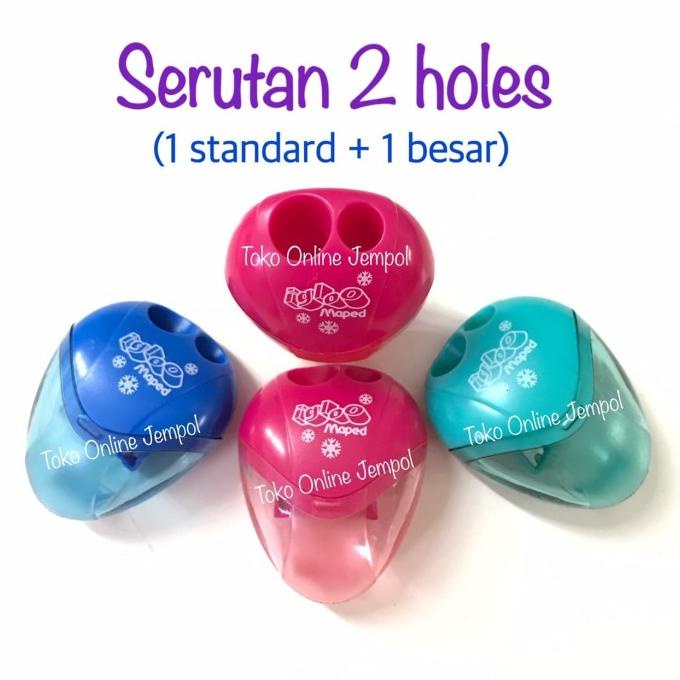 

ATK0013 Serutan 2in1 Maped Igloo Sharpener 2 holes PS634756 kerikan