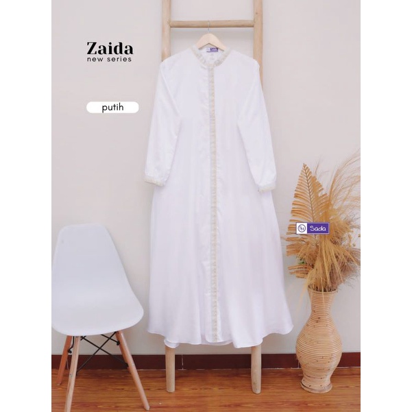 Gamis Fenomenal Zaida New Sada SH | bahan katun madina | busui friendly