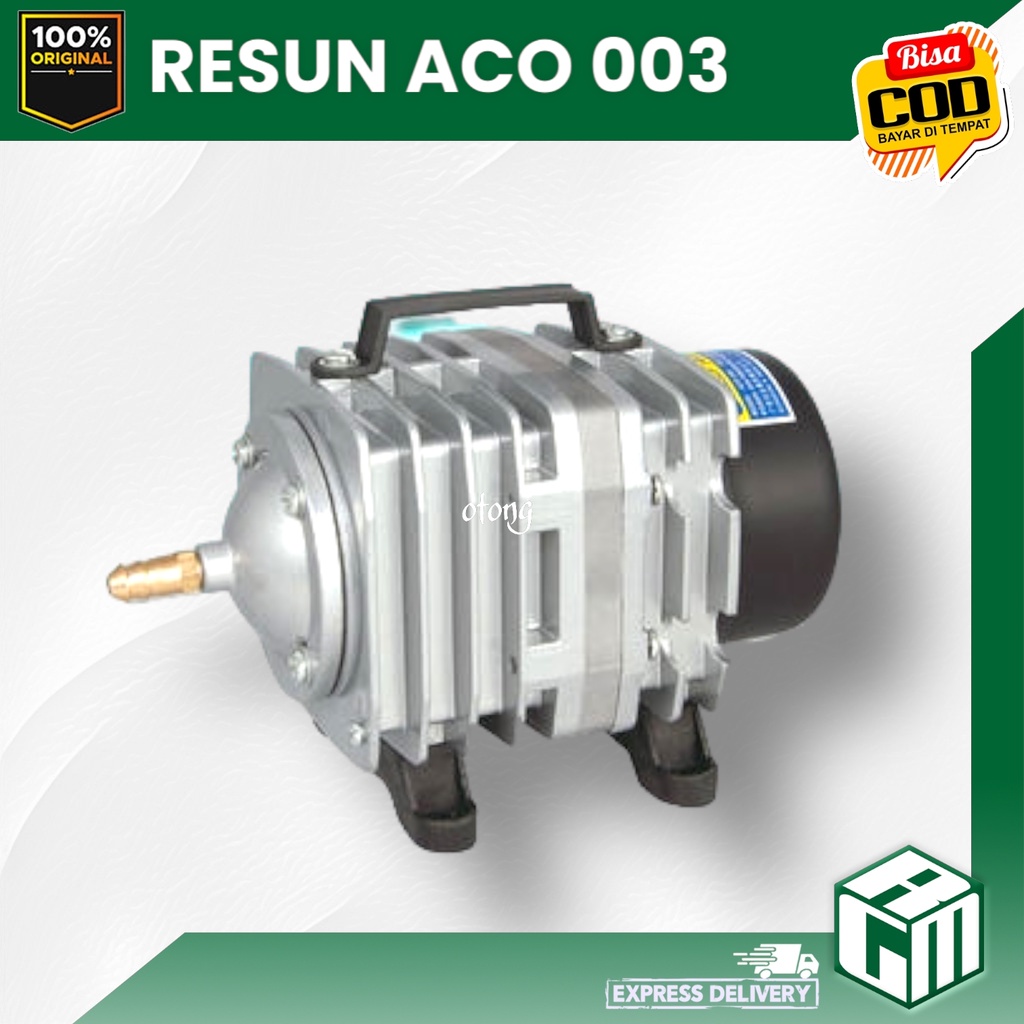RESUN ACO 003 ACO003 mesin gelembung udara aerator kolam aquarium
