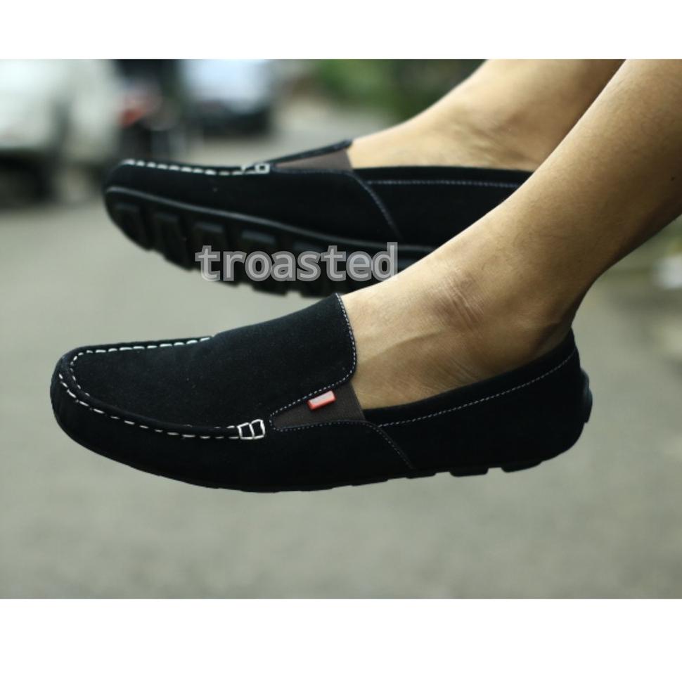 MALL Sepatu kasual pria loafers buruan
